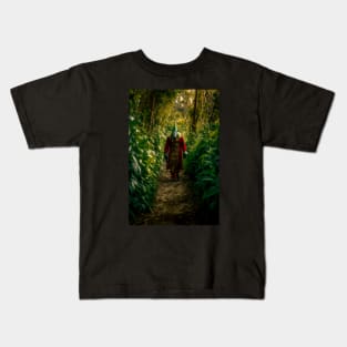 Jester In a Weed Garden Kids T-Shirt